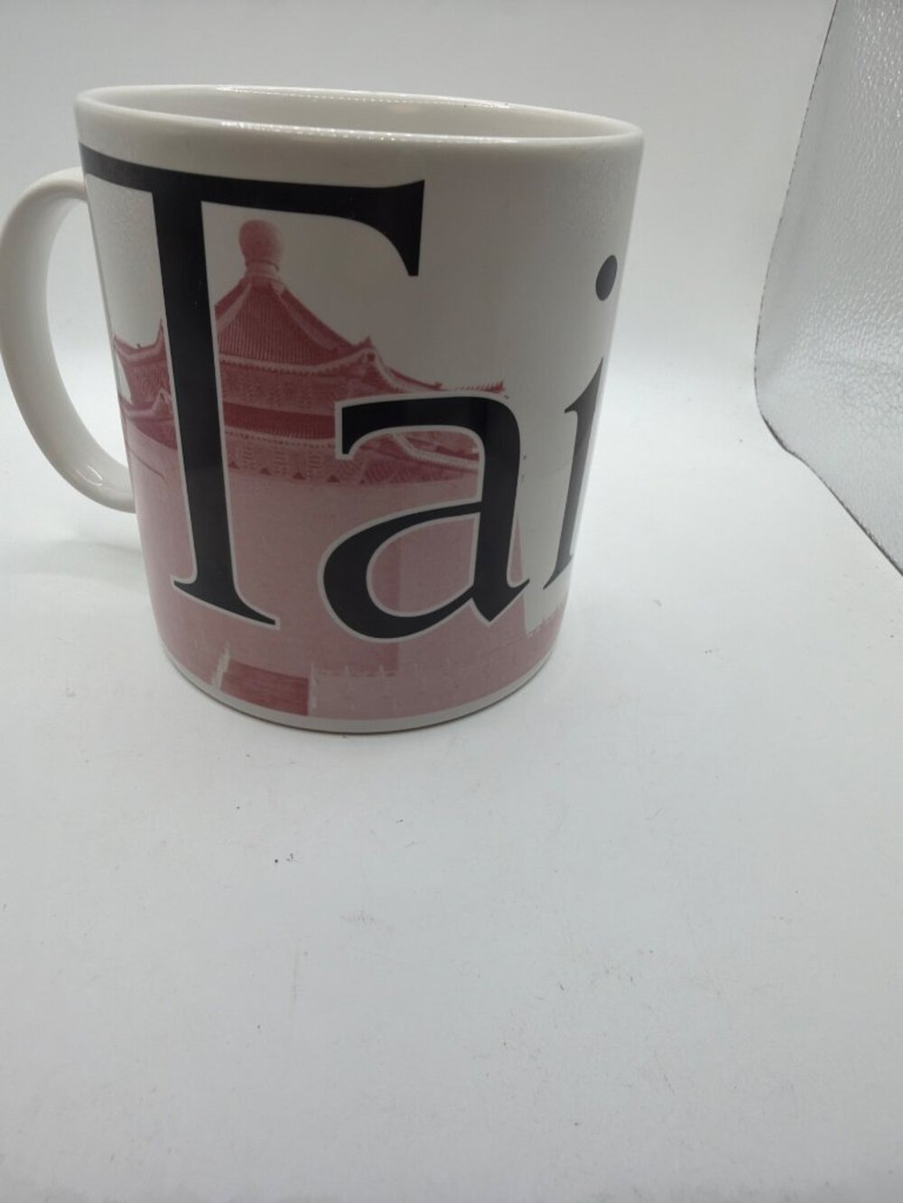 Starbucks City Mug Taipei 2004 Collector Series Ceramic White 12oz Made In Thail